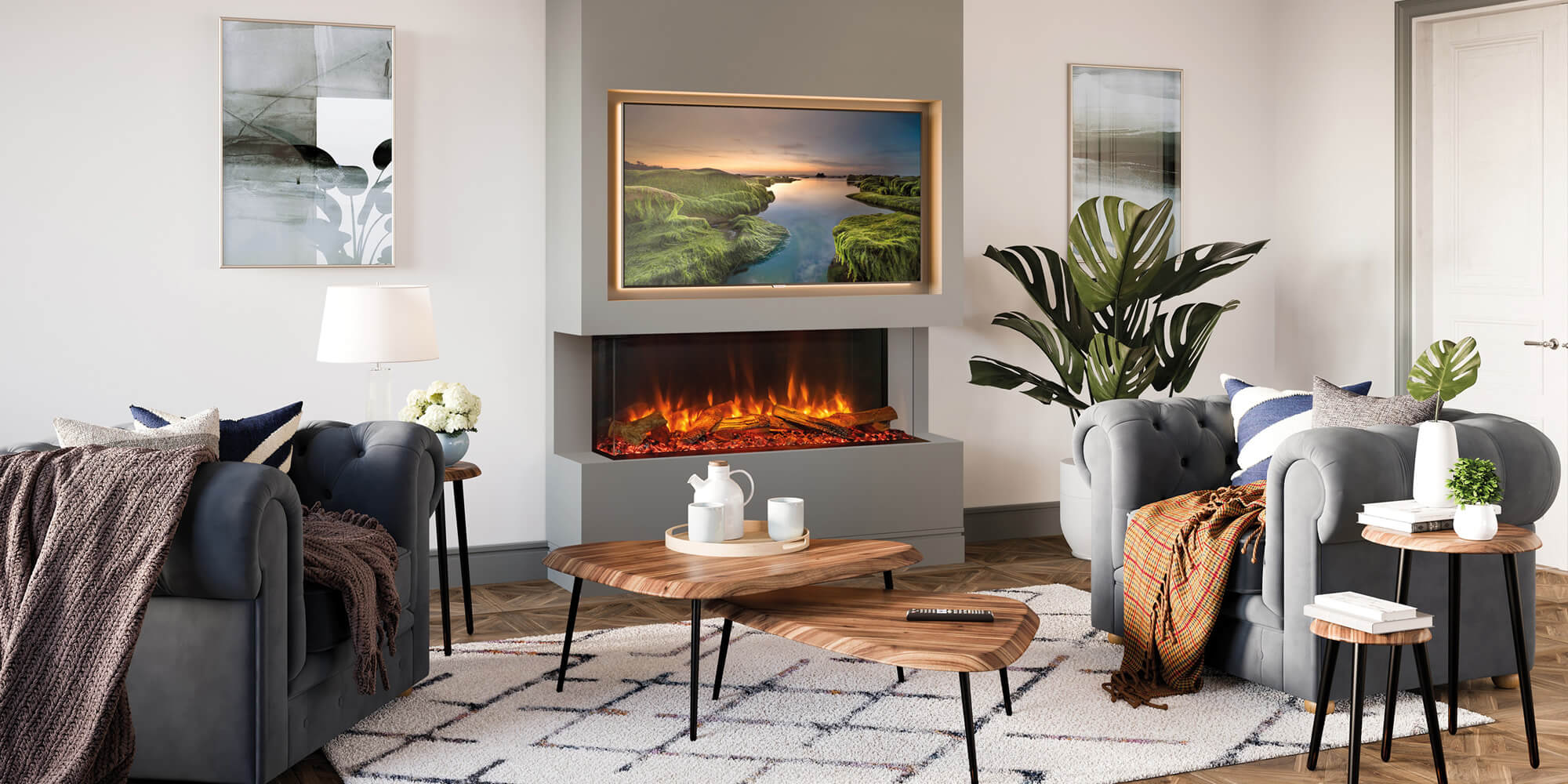 Skope E110 Regency Electric Fireplace Skope E110